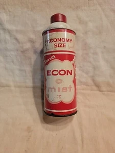 Vtg. ECON O MIST Metal Can with Metal Cap / Printing Press /0924-ls - Picture 1 of 14