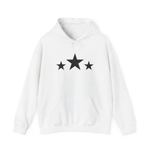 Trendy Star Graphic Hoodie, Cozy Unisex Sweatshirt - Picture 1 of 5