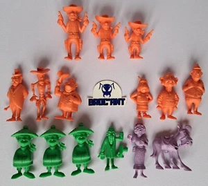 Lot de 15 anciennes figurines monochromes Lucky Luke - Imagen 1 de 2