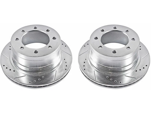 Rear Brake Rotor Set For 2003-2008 Dodge Ram 2500 2007 2006 2004 2005 FP165QF - Image 1 of 1