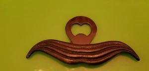Mustache Bottle Opener Beer Barware Metal Bar Man Cave Decor Barber - Picture 1 of 4