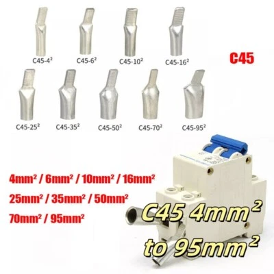Tinned Copper Pin Cable lugs Connection Clamp For Interruption C45 4mm² to 95mm² - Image 1 of 4