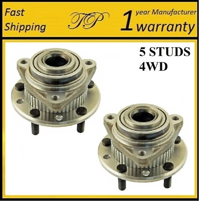 Conjunto de cojinete de cubo de rueda delantera para GMC SONOMA 1991-1997 4x4 (1er diseño) - par Foto 1 de 3