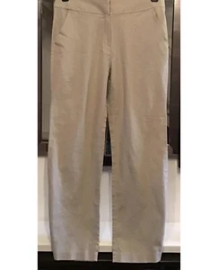 Marks And Spencer Per Una Beige Wide Leg Linen Blend Trousers Size UK 12 28” leg - Picture 1 of 7