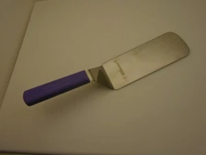 Dexter USA 8X3 Offset Spatula Turner Stainless Semi Flex Purple Handle S286-8 - Picture 1 of 8