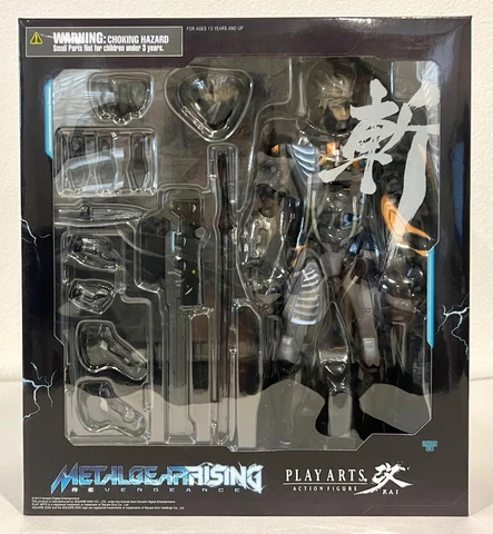 Metal Gear Rising Revengeance Play Arts Kai RAIDEN Square Enix Figure Sealed New Cover