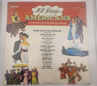 101 Strings Americana America Folk Songs Vinyl - Sealed - 1974 - S-5317 - Shrink Foto 1 de 4
