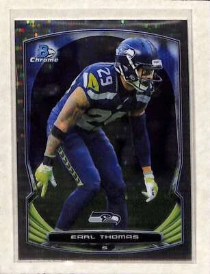 2014 Bowman Chrome #63 Earl Thomas Pulsar Refractor /271 NM - Image 1 of 2