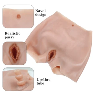 Anzi Silicone Fake Vagina Panty Hip Shaping Pants For Crossdresser Transgensers - Picture 1 of 12
