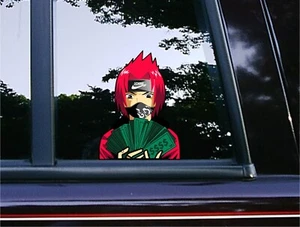 Uchiha Money Peeker Peeking Ventana Vinilo Calcomanía Anime Coche Pegatinas Impermeables - Imagen 1 de 4