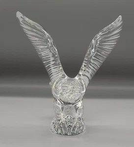 Waterford Crystal Eagle Sculpture 8" Tall by Fred Curtis 105153 Made in Ireland - Picture 1 of 4