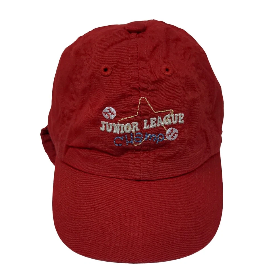 Sombrero elástico The Children's Place bebé rojo talla 6-12 meses logotipo Foto 1 de 4