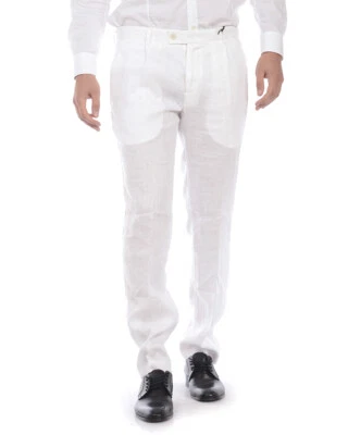 Pantaloni Daniele Alessandrini Jeans Trouser Uomo Bianco P3522S20053801 2 Tg 52 Foto 1 de 4