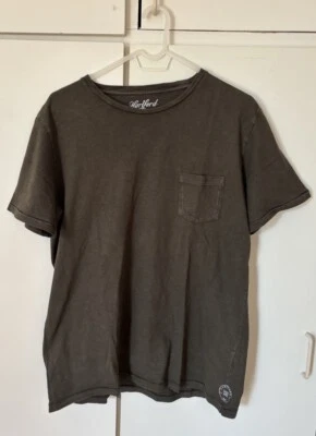 Camiseta Hartford Caqui Verde Hecho en Unión Bolsillo Talla Grande Foto 1 de 4