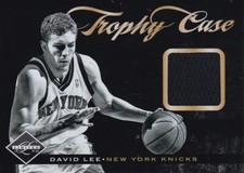 2011-12 Panini Limited Trophy Case Materials #23 David Lee /99
