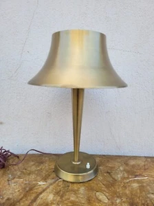 J Perzel, Lampe De Table En Laiton, XXème Siècle - Picture 1 of 12