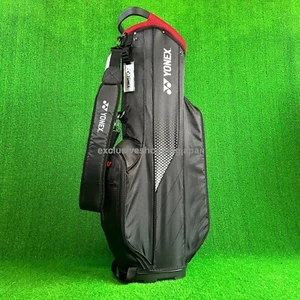 Yonex Golf Compact Stand Bag 8.5 x 46" 1.6kg Lightweight Black / Red 2023 Model - Picture 1 of 15
