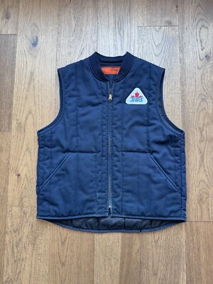 Mens Medium-Regular Cintas Full Zip Quilted Lined Work Vest SPS Patch - Image 1 of 4