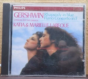 Katia & Marielle Labeque - Gershwin Rhapsody in Blue_Piano Concerto in F - CD - Picture 1 of 3