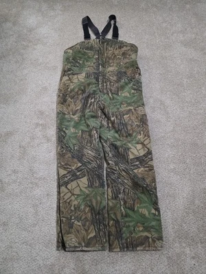 Vintage Walls Blizzard Pruf Insulated Bib Overalls Men L Reg 38-40 Real Tree USA - Image 1 of 4