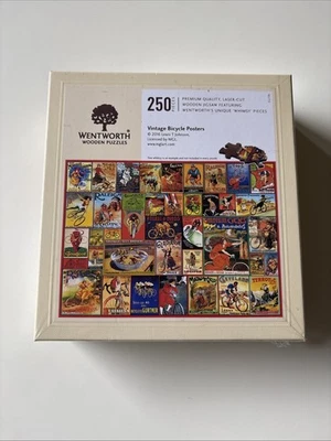 Wentworth puzzle in legno poster bici d'epoca 250 pezzi nuovi completi - Immagine 1 di 4