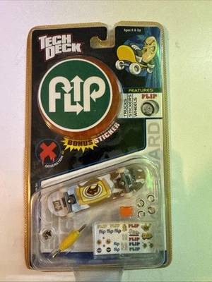 RARO 2002 Gen 10 Flip Vintage Tech Deck 96mm X-Concepts Finger Skateboard Foto 1 de 4