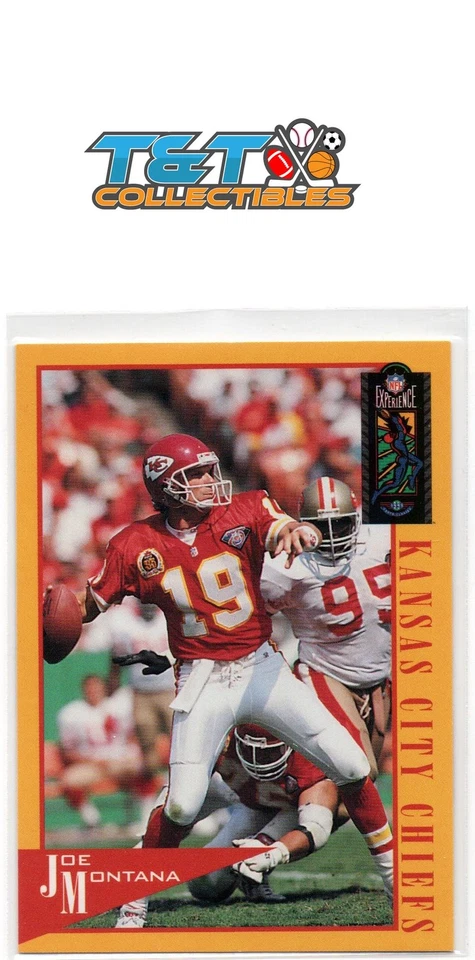 Joe Montana 1995 Classic NFL Experience #43 Kansas City Chiefs 64 - Image 1 of 1