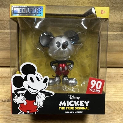 Mickey Mouse - 90th Mickey Black & White with Red Trousers (4") Metalfigs - NEW - Image 1 of 4