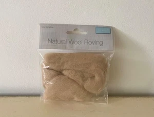 Trimits Natural Felting Roving Cream Beige 10g - Picture 1 of 1