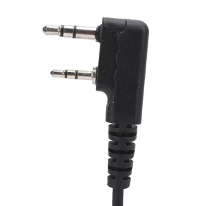 `2 Way Radio Headset Universal 2Pin Headset With Collar Clip G Shape For Ba - Zdjęcie 1 z 12