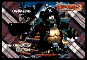Super Konkey Kong 2 1996 Nintendo Bandai Kaptain K. Rool Japón #83 - Imagen 1 de 2