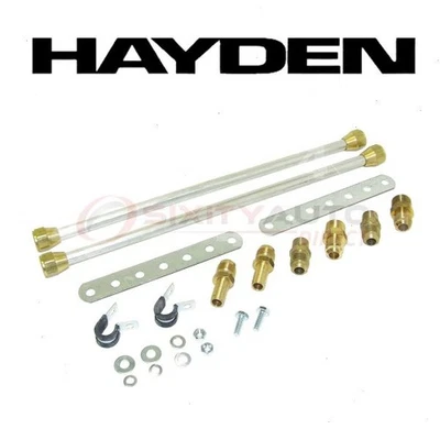 Hayden Engine Oil Cooler Hose Assembly for 2012-2014 Nissan NV2500 - Belts la Foto 1 de 4