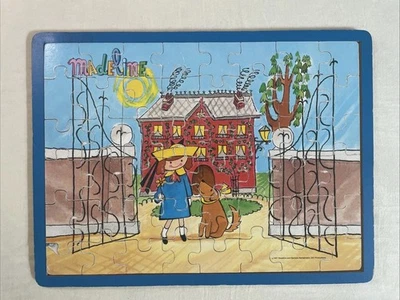 MADELINE 48 Piece Wooden Frame Tray Puzzle PARIS French School Girl Vintage 1997 - Image 1 of 4