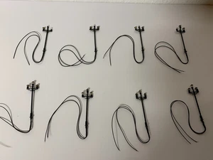 M 1) HO 8 Stück Dreifach - historische Straßenlaterne (3 Flammig) 62 mm mit Fuß - Bild 1 von 10