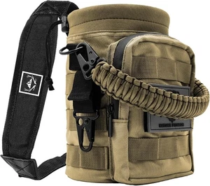 Bolsa táctica para botella de agua NATURE PIONEER 32 64 128 oz, 64 OZ, caqui  - Imagen 1 de 6