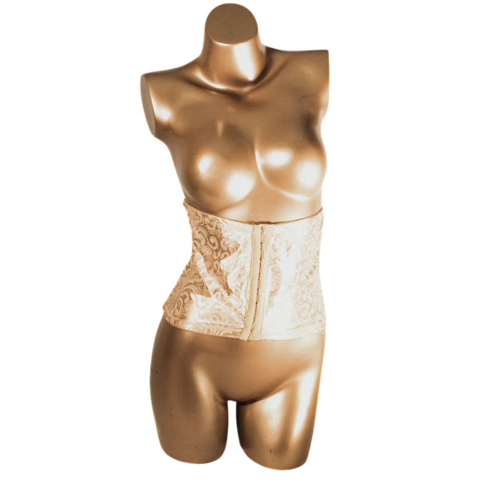 Cupid песок/бежевый талии Cincher - размер большой, крюк и глаз застежки, сатин дамасский - Изображение 1 из 4