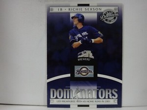 2001 Donruss Class Of 2001 Dominators Richie Sexson #DM-25
