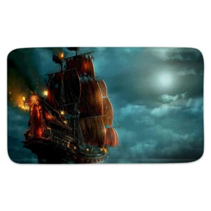 Alfombrilla de juego de cartas de barco pirata fantasma alfombrilla de juego de anime alfombrilla de ratón de escritorio reposamuñecas - Imagen 1 de 6