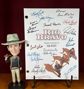 Rio Bravo Script signed- Autogramm Reprints- 126 Seiten- John Wayne- Westerns - Bild 1 von 8