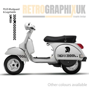 Vespa PX Trojan Styled Full Kit to fit PX Scooters Mod Ska sticker SP10SE. - Picture 1 of 5