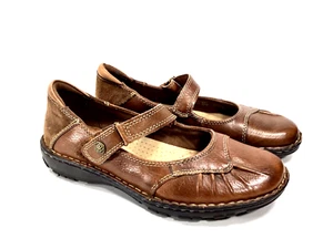 Earth Spirit Women's Size 8M Gelron 2000 Brown Leather Mary Jane Comfort Shoes - Picture 1 of 11