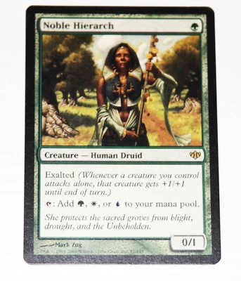 Magic The Gathering -  Noble Hierarch 1x - Conflux MTG Card Nice! - Image 1 of 4