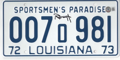 RICHARD DREYFUSS JAWS SIGNED LICENSE PLATE PROP AUTOGRAPH BECKETT BAS COA Cover