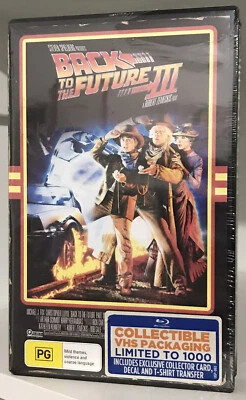 Back To The Future Part III (3) Blu-Ray Rewind Edition (VHS Packaging) OOP New - Image 1 of 2