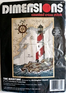 Dimensions Counted Cross Stitch Kit THE MARITIME Christopher Rhoads - Bild 1 von 2