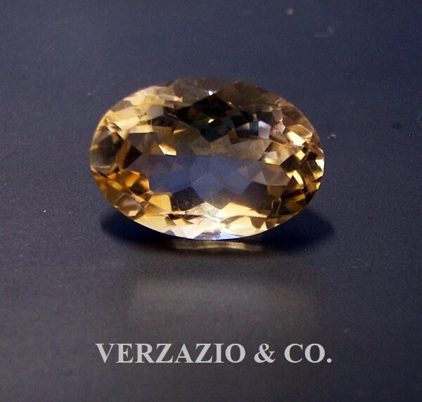 CITRINE GEM OVAL LOOSE NATURAL GEMSTONE 14 X 9.6 MM  VVS-VS 5.15 CARAT GEMSTONE - Image 1 of 1