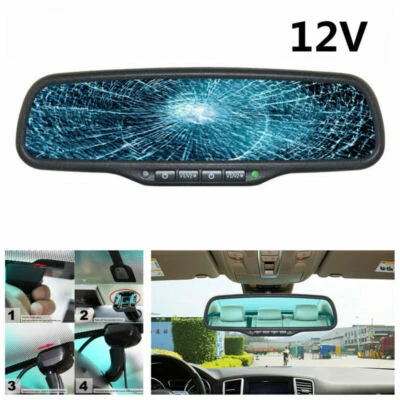 Universal 4.3'' HD Digital TFT LCD Dual Screen 4CH Car Rear View Monitor+Bracket - Image 1 of 4