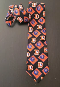 Vintage "Denver Broncos III" 1996 RM SPORTS Old Logo Mens Neck Tie - Picture 1 of 9