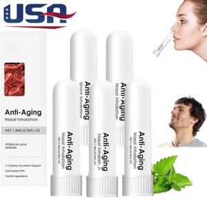 Nasal Fragrance Inhaler Reduced Ringing Clean Your Nose and Enjoy Fresh Air 5PCS - Picture 1 of 14