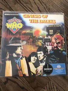 DOCTOR WHO GENESIS OF THE DALEKS BLUE COLORED VINYL LP RECORD COMPLETE & SLEEVE - Picture 1 of 3